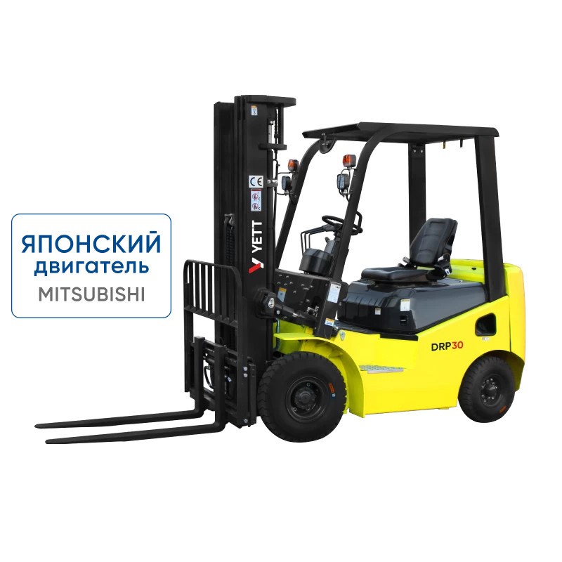 0 - Дизельный погрузчик с японским двигателем YETT DRP30-M1K2C-ZSM480-SS