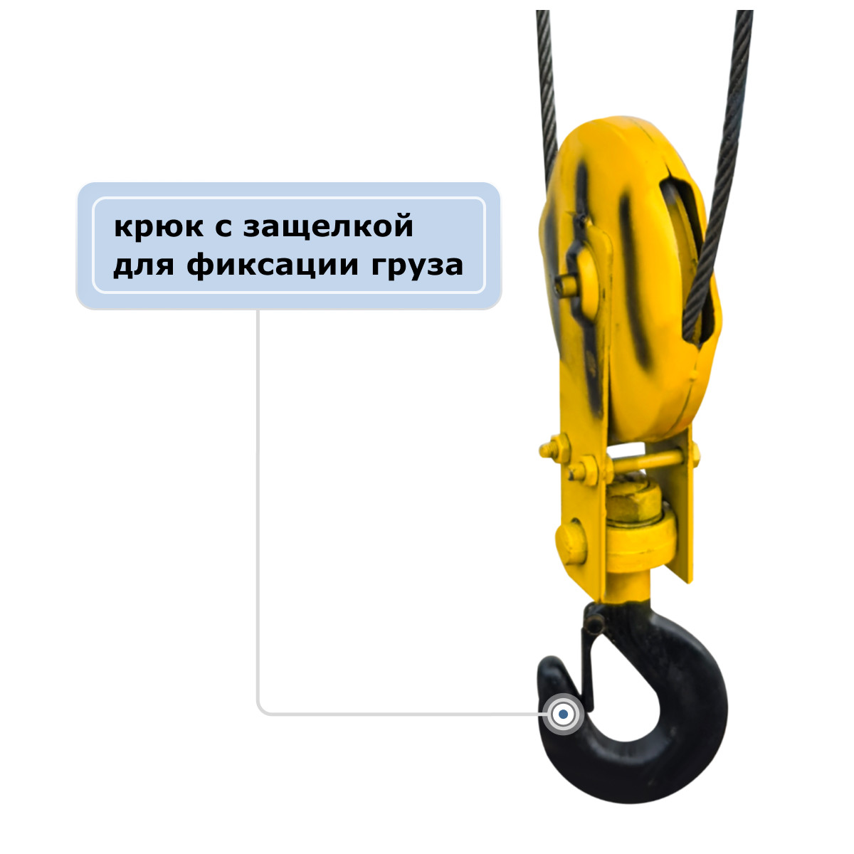 4 - Таль электрическая канатная  (380В) GEARSEN CD 0,5т, 6м