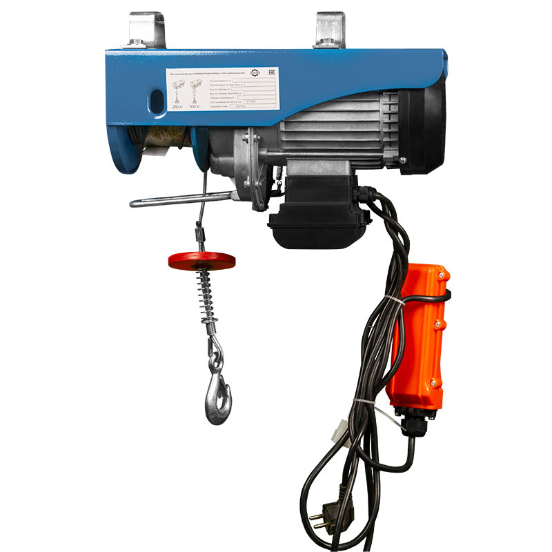 2 - Таль электрическая мини комбинированная (220В 600/1200кг, 12/6м) GEARSEN PA 60012