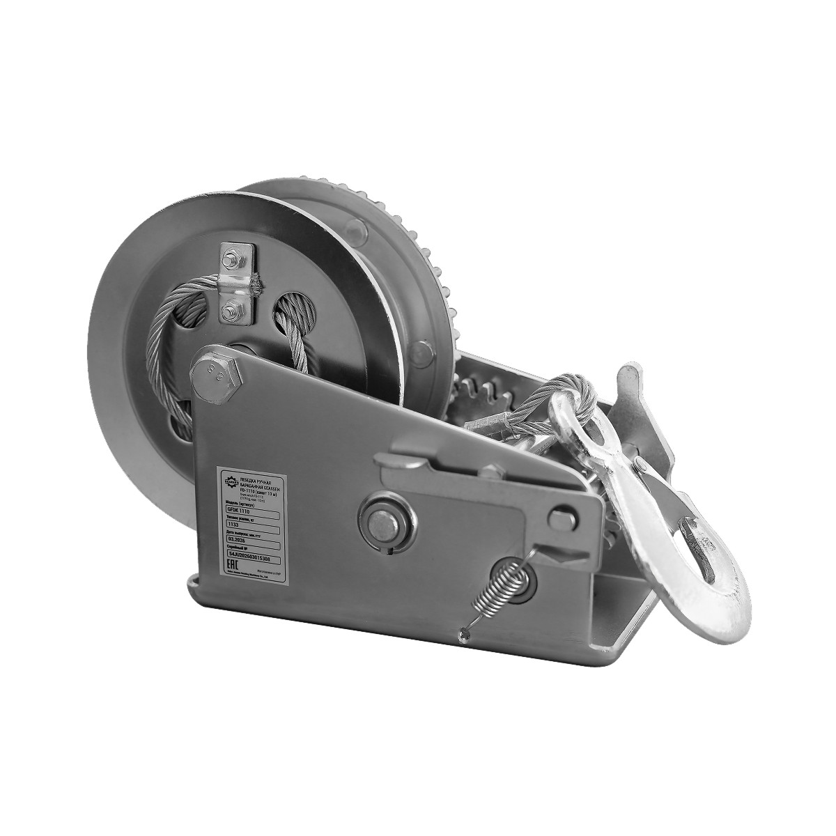 0 - Лебедка ручная барабанная  (канат) GEARSEN FD 1320