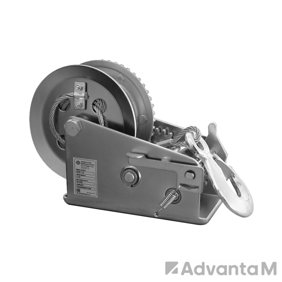Лебедка ручная барабанная  (канат) GEARSEN FD 1320