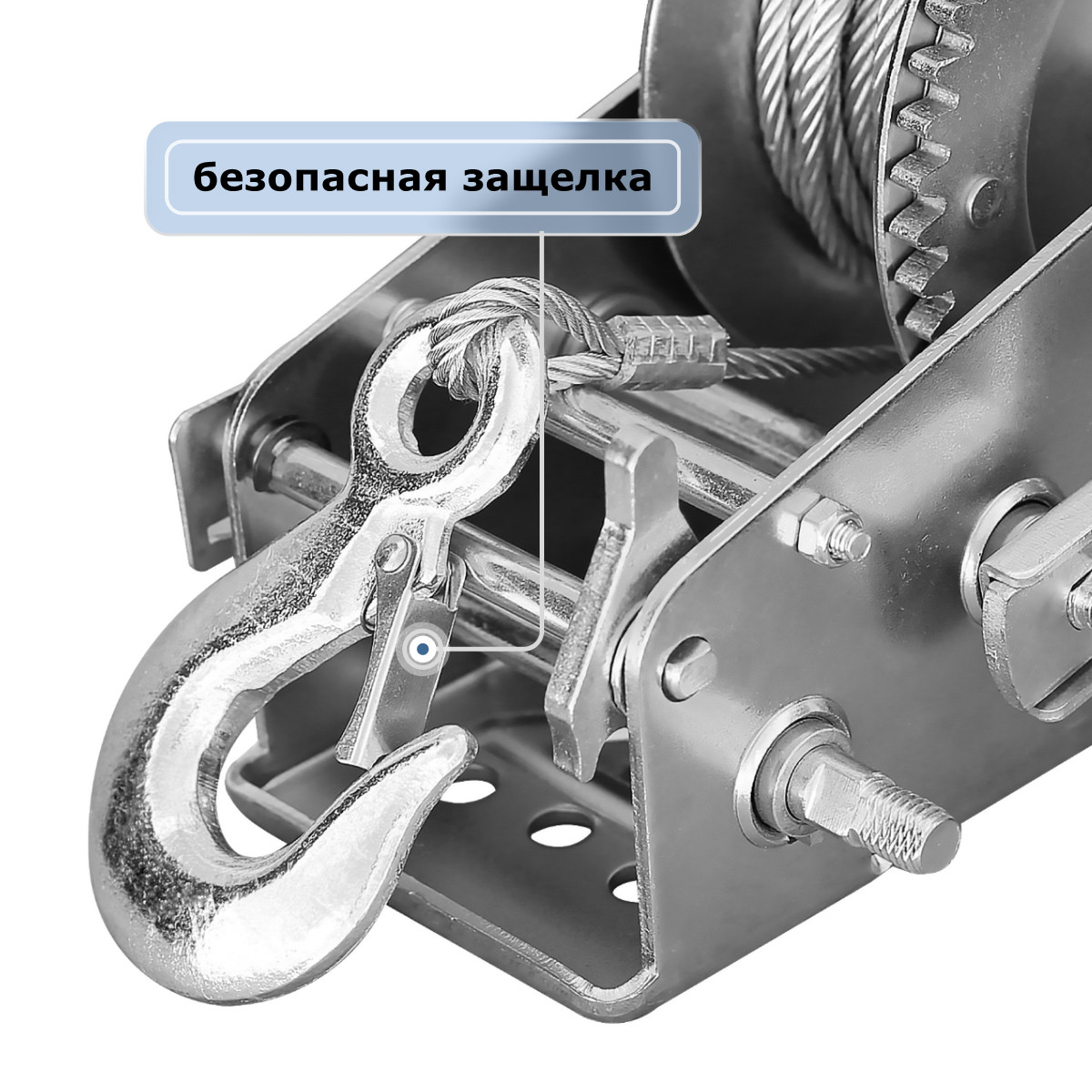 5 - Лебедка ручная барабанная  (канат) GEARSEN FD 1320