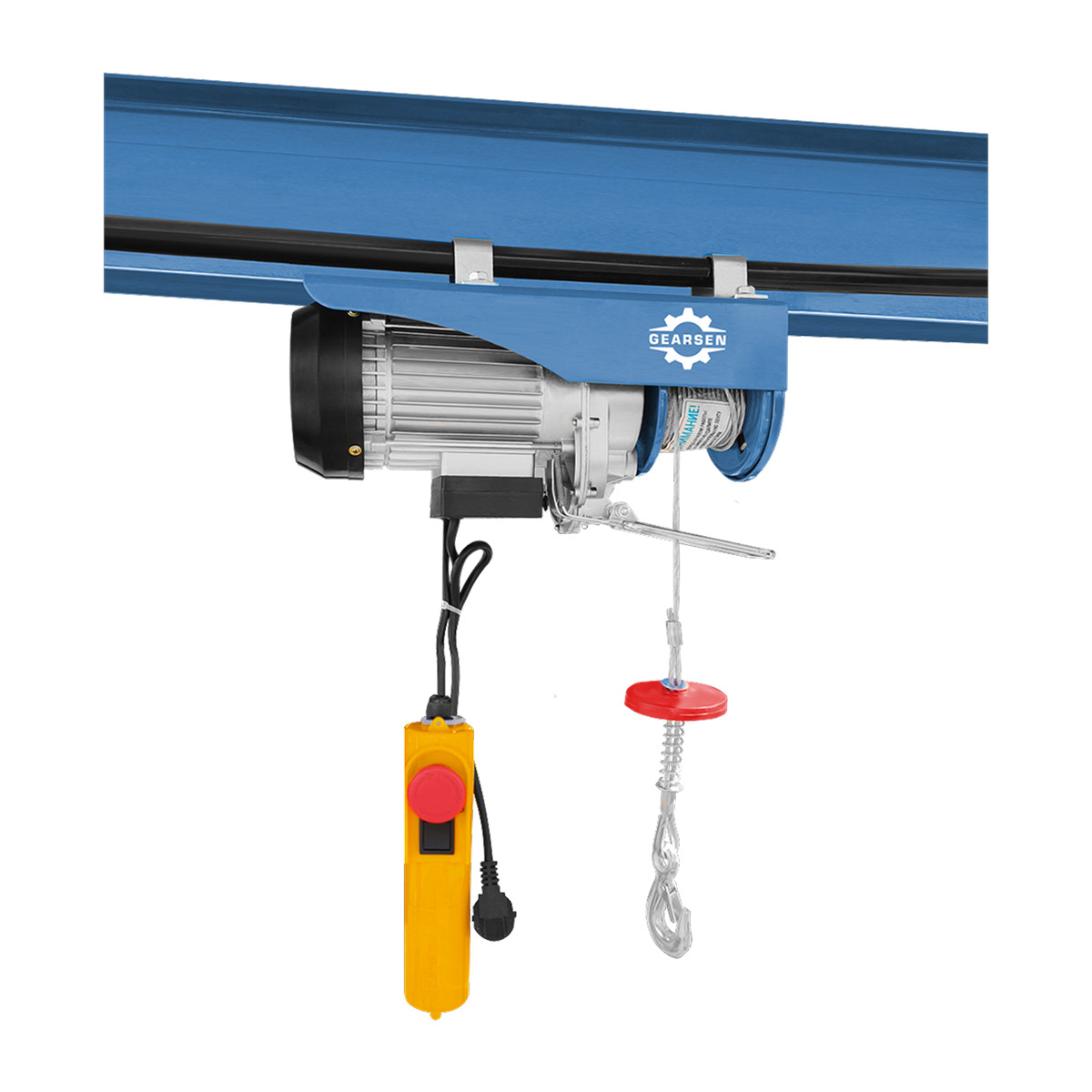0 - Мини электрическая таль стационарная 125/250кг, 12/6м GEARSEN PA 220В