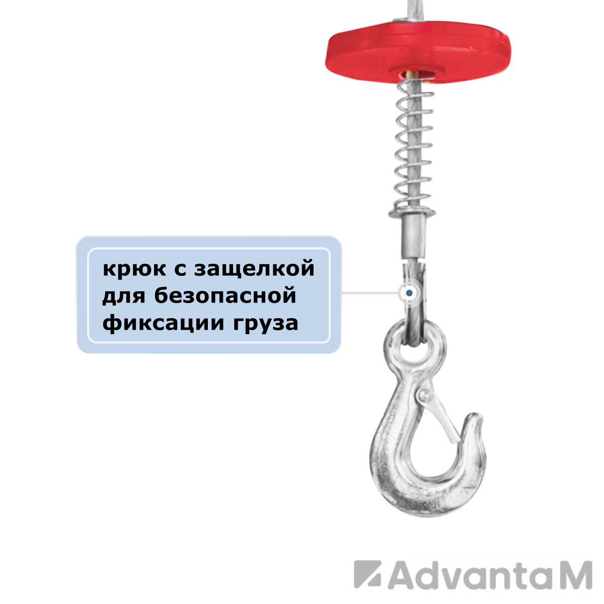 Мини электрическая таль стационарная 125/250кг, 12/6м GEARSEN PA 220В - 8