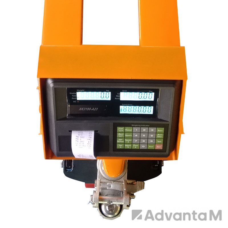 Гидравлическая тележка рохля с весами и принтером PROLIFT CWP30 - 1